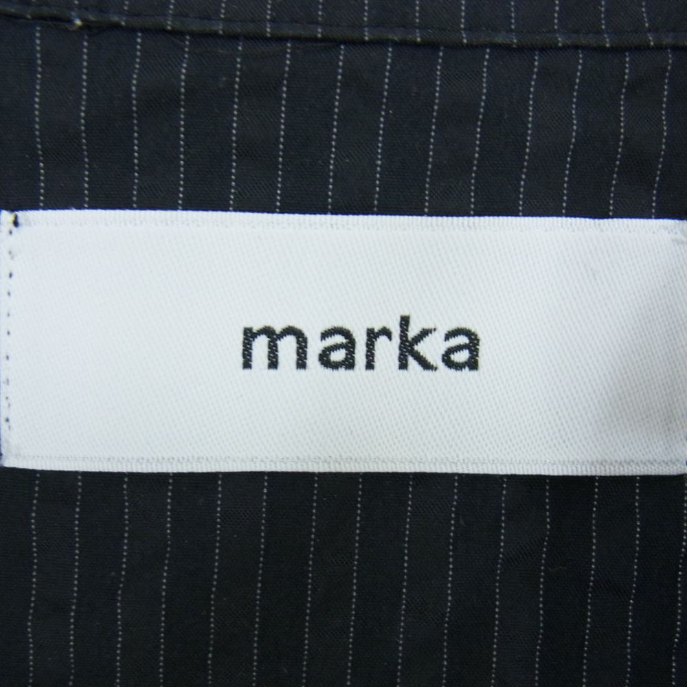 marka マーカ 長袖シャツ M20E-10SH02C SIDE SLIT OPEN COLLAR シア
