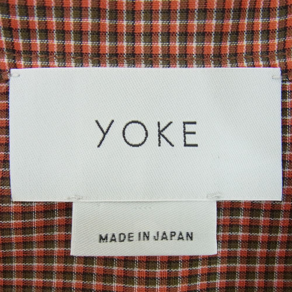 ヨーク YOKE 長袖シャツ 20SS YK20SS0088SH OVERSIED CHECK SHIRTS