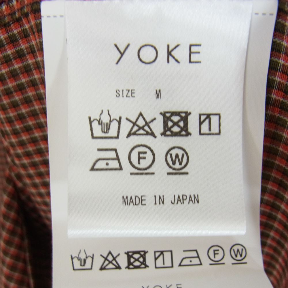 ヨーク YOKE 長袖シャツ 20SS YK20SS0088SH OVERSIED CHECK SHIRTS