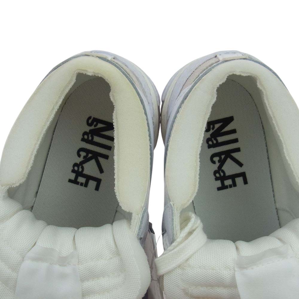 NIKE ナイキ スニーカー DM6443-100 × sacai サカイ Blazer Low White