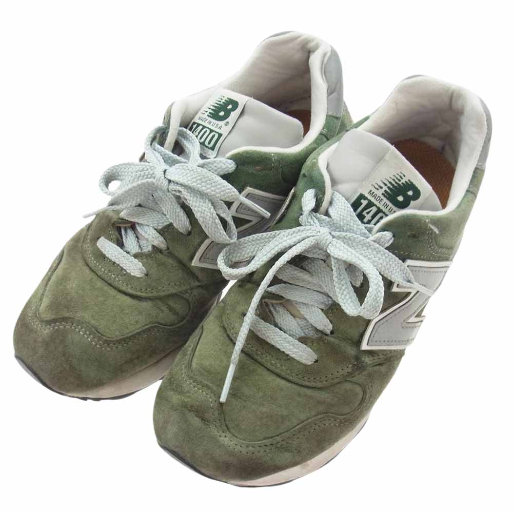 NEW BALANCE ニューバランス スニーカー USA製 M1400MG GREEN SUEDE