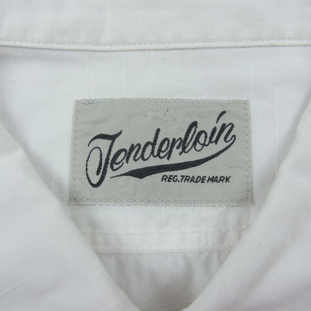 TENDERLOIN テンダーロイン　半袖　ワークシャツ　チェーン　刺繍袖丈約23