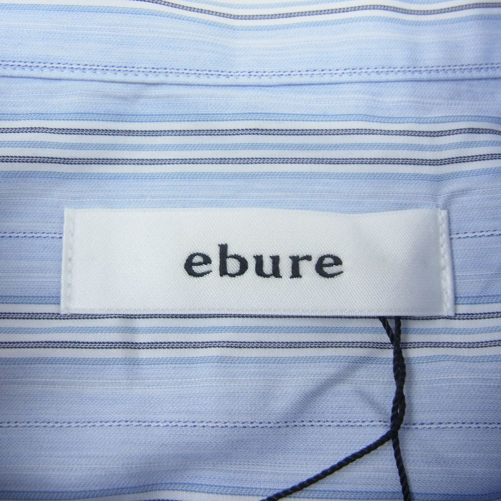 エブール　シャツ　ブルー　ebure