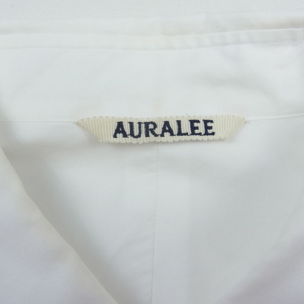 AURALEE オーラリー 長袖シャツ 22SS A22SS01TN WASHED FINX TWILL