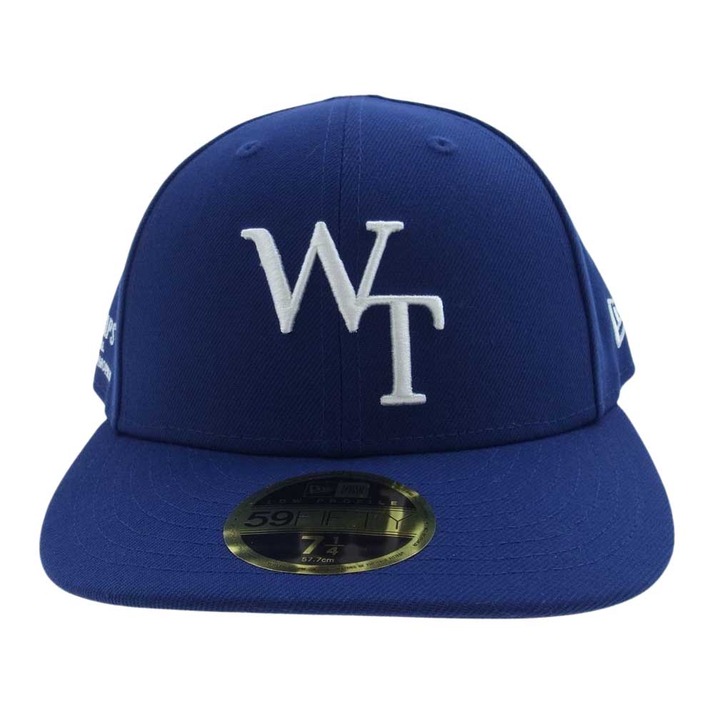 WTAPS ダブルタップス 帽子 × NEWERA ニューエラ 59FIFTY LOW PROFILE CAP  キャップ 帽子 ブルー系 57.7cm【新古品】【未使用】