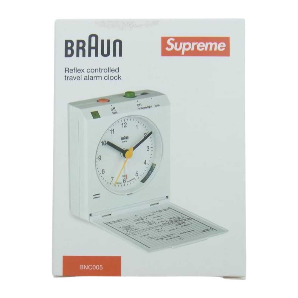 Supreme シュプリーム 置時計 15SS × BRAUN ブラウン TRAVEL ARARM