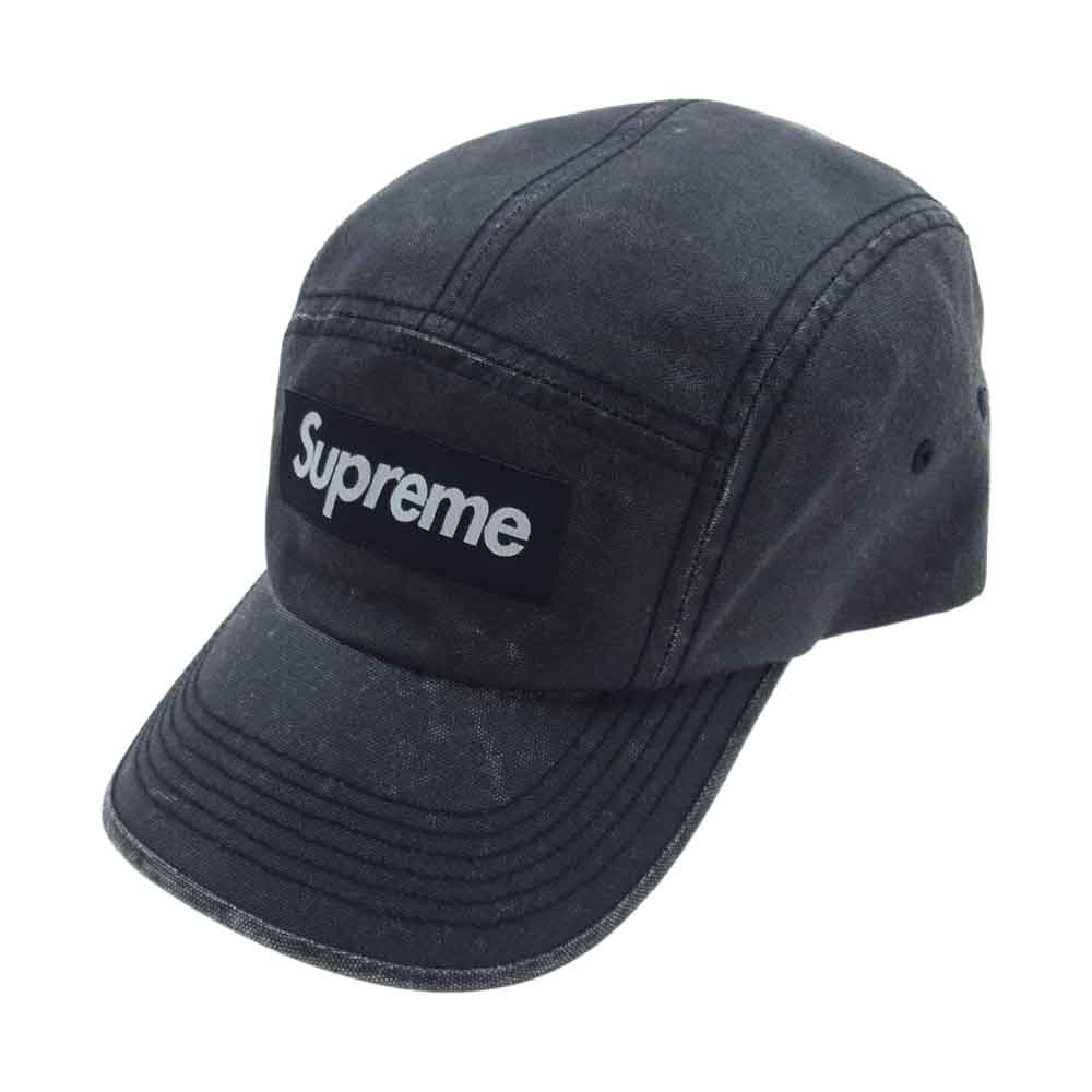 シュプリーム キャップ supreme camp cap ブラック