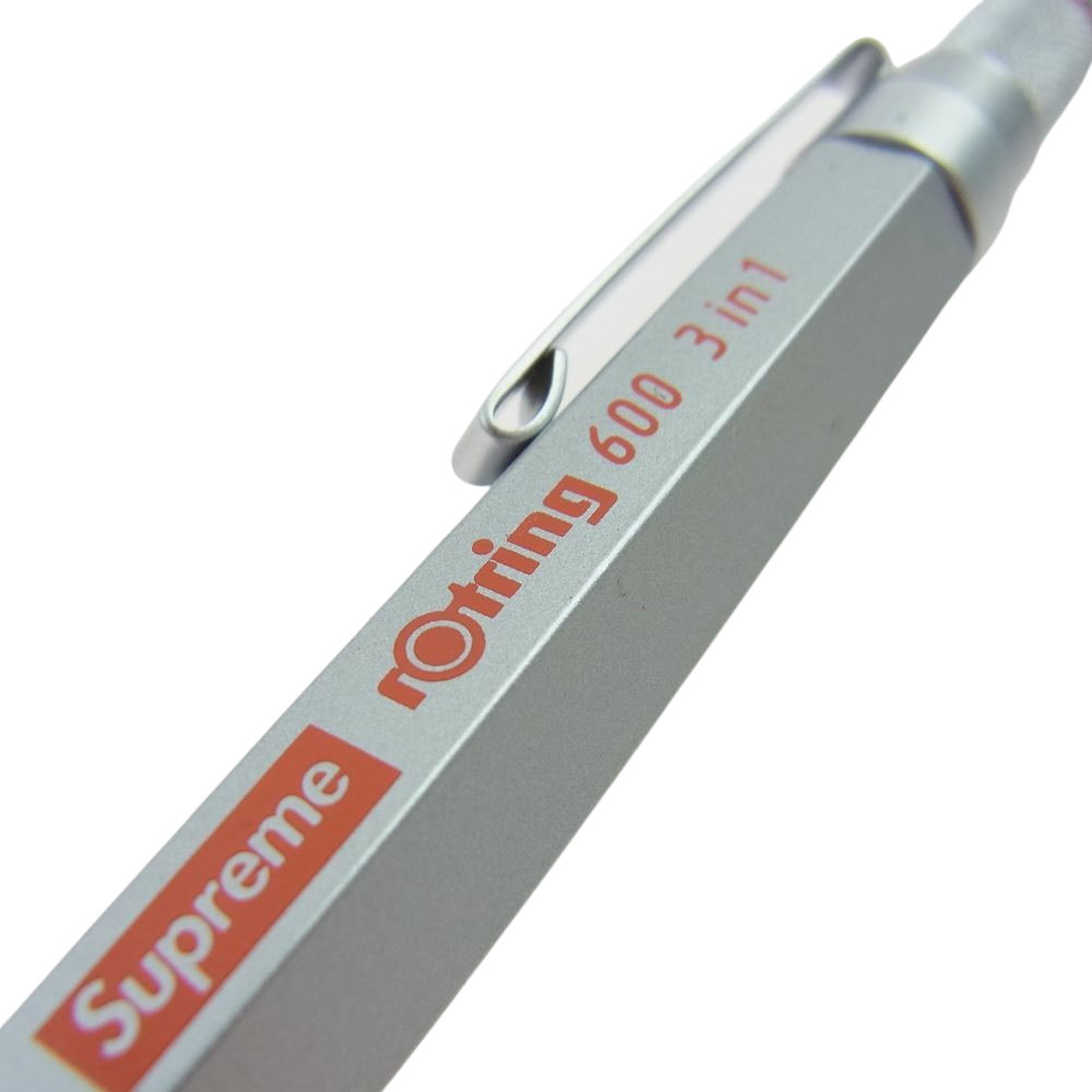 Supreme シュプリーム ボールペン 23SS rOtring 600 3-in-1 Silver 多