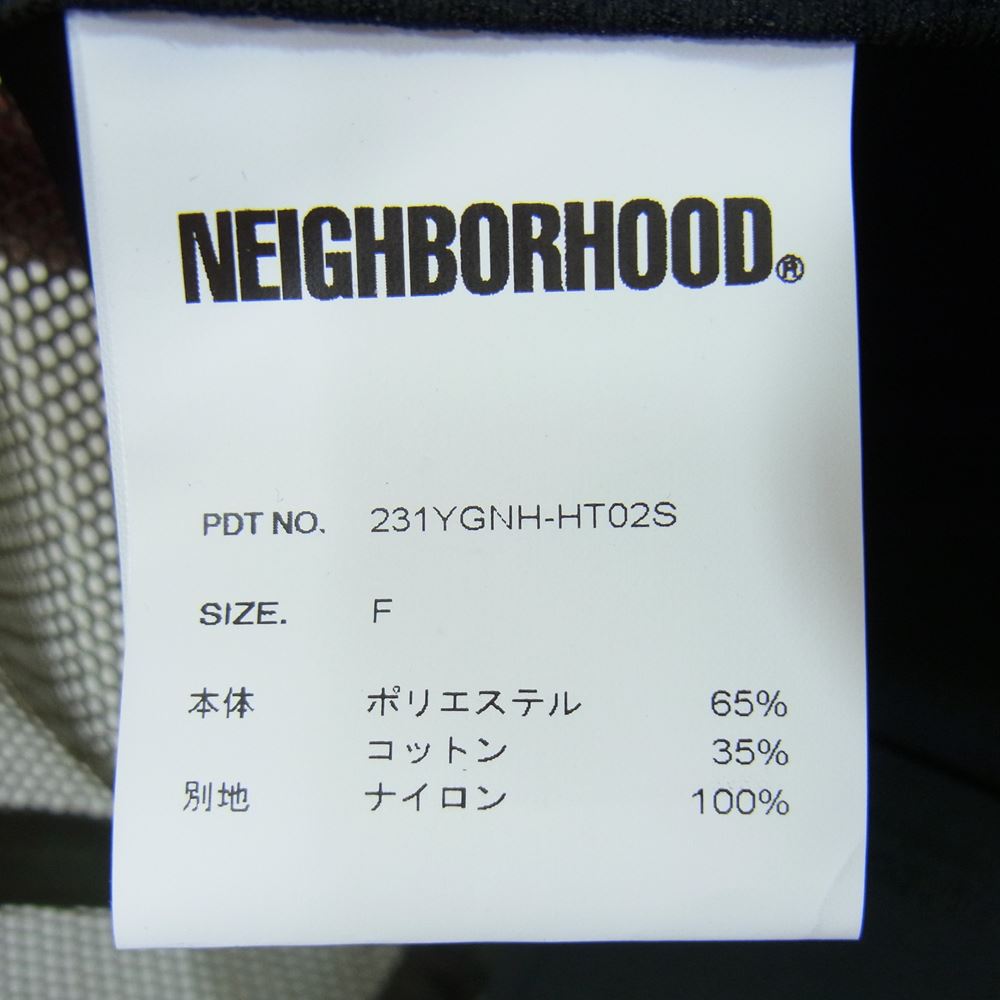 NEIGHBORHOOD ネイバーフッド キャップ 23SS 231YGNH-HT02S LOGO PRINT