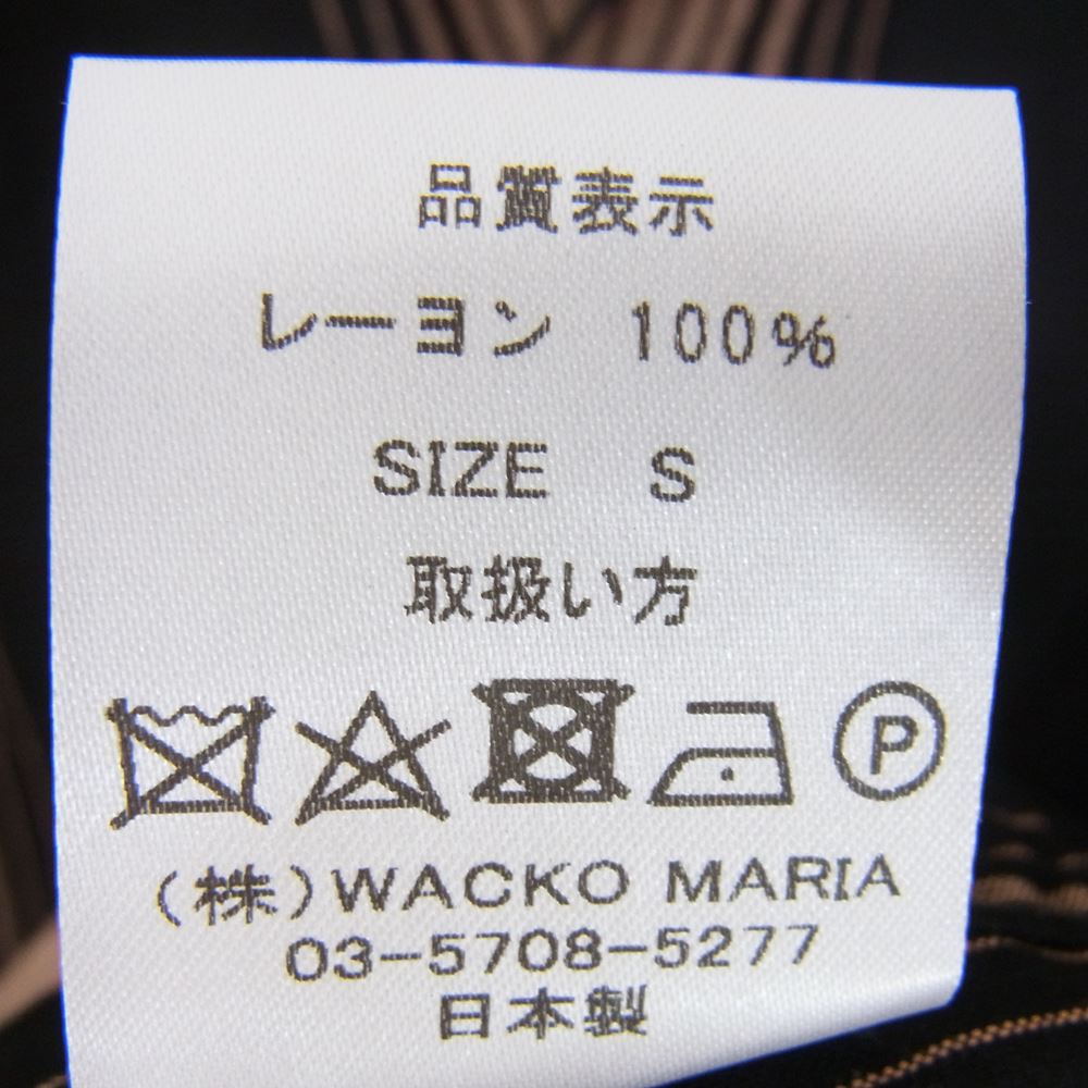 WACKO MARIA ワコマリア 長袖シャツ 22AW 22FW-WMS-OC01 STRIPED