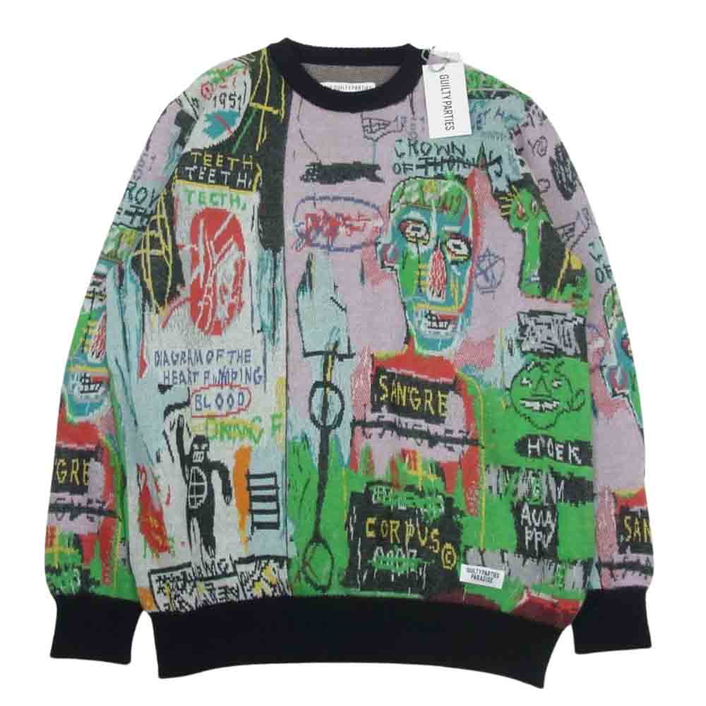 WACKO MARIA ワコマリア ニット 22AW BASQUIAT-WM-KN03 × JEAN