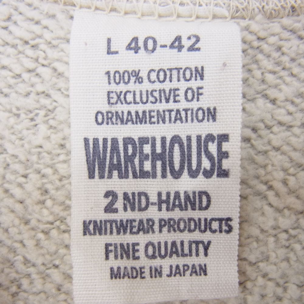 WAREHOUSE ウエアハウス スウェット 22AW Lot461 STOLEN プリント ロゴ