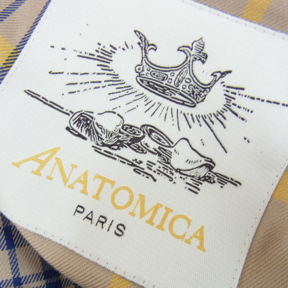 ANATOMICA アナトミカ ステンカラーコート SINGLE RAGLAN I シングル