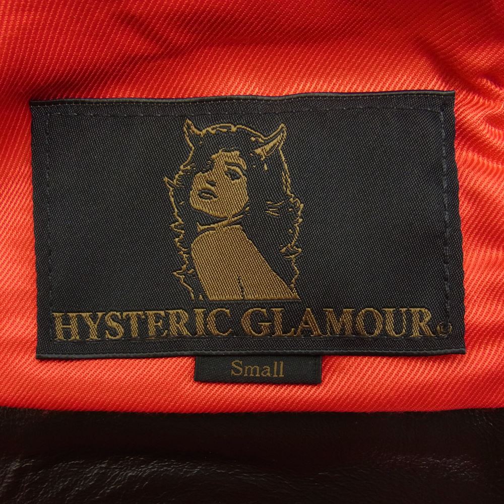 HYSTERIC GLAMOUR ヒステリックグラマー レザージャケット 02201LB02