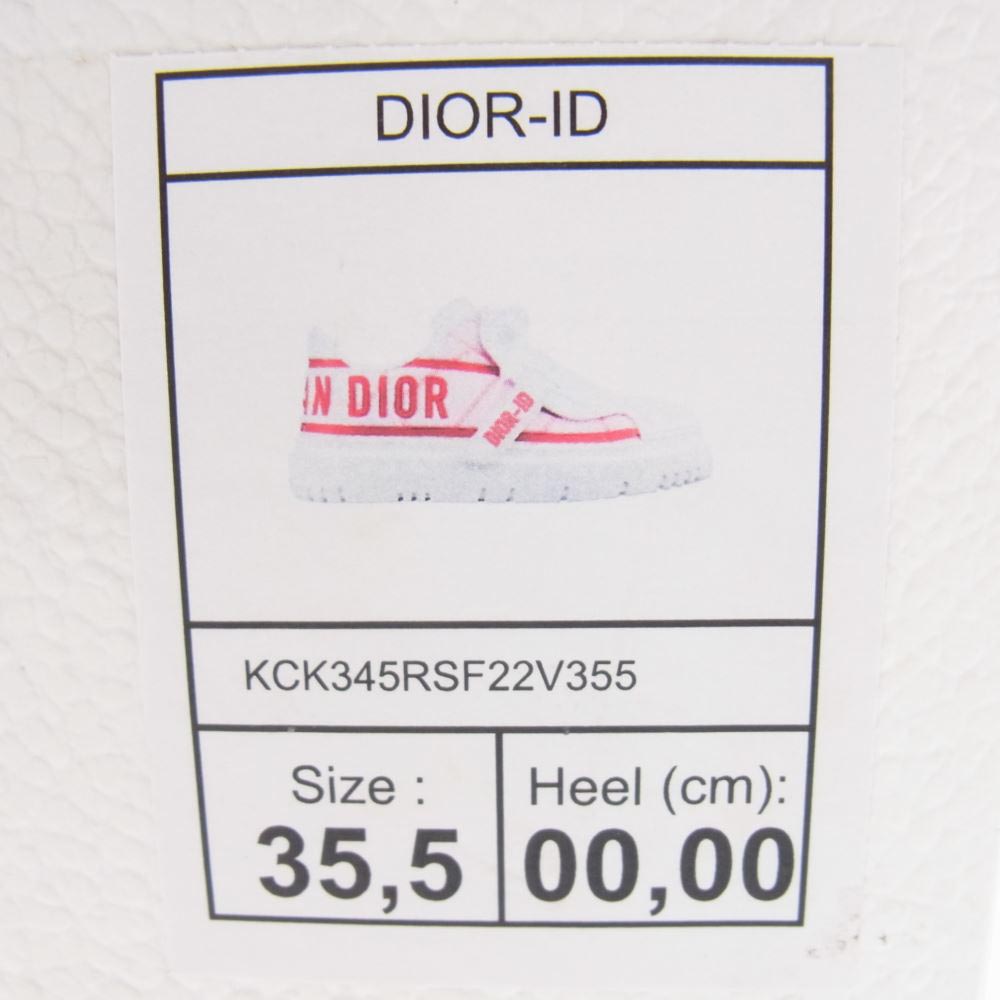 Dior ディオール スニーカー KCK345RSF DIOR-ID ロゴ スニーカー