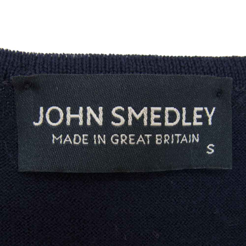 JOHN SMEDLEY ジョンスメドレー ニット 英国製 ウール Vネック ニット