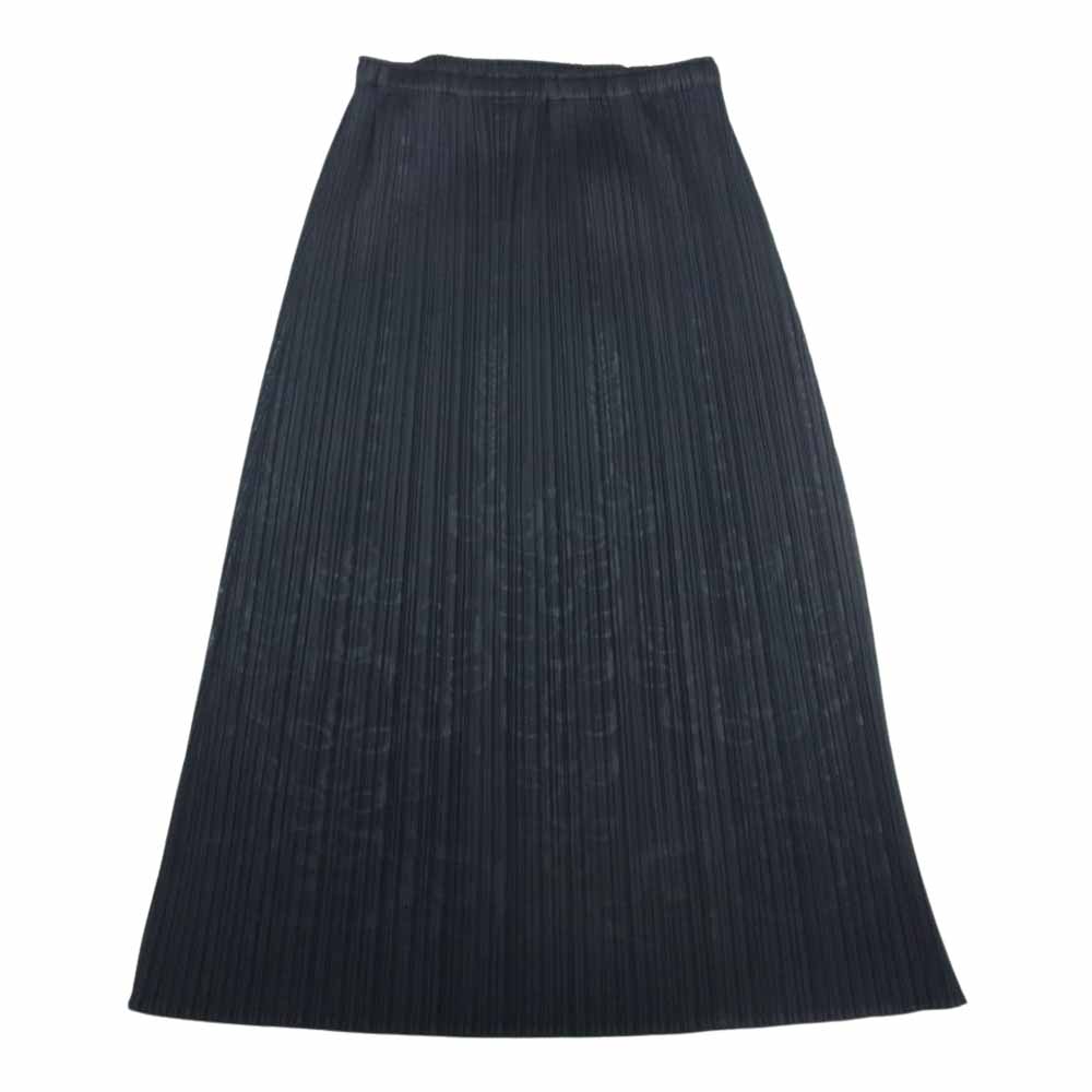 スカート【初売】ISSEY MIYAKE　PLEATS PLEASE ロングスカート　黒