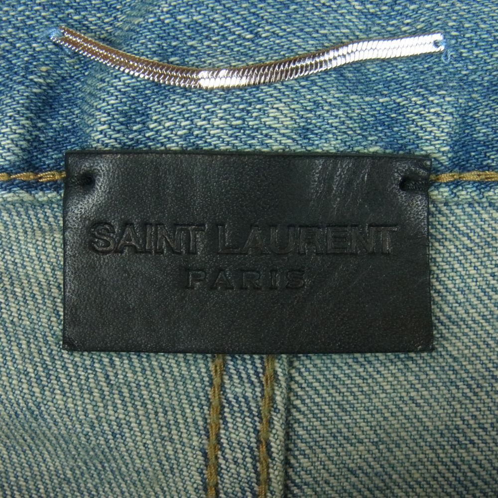 SAINT LAURENT サンローラン デニムパンツ 17AW 476095 デストロイ加工