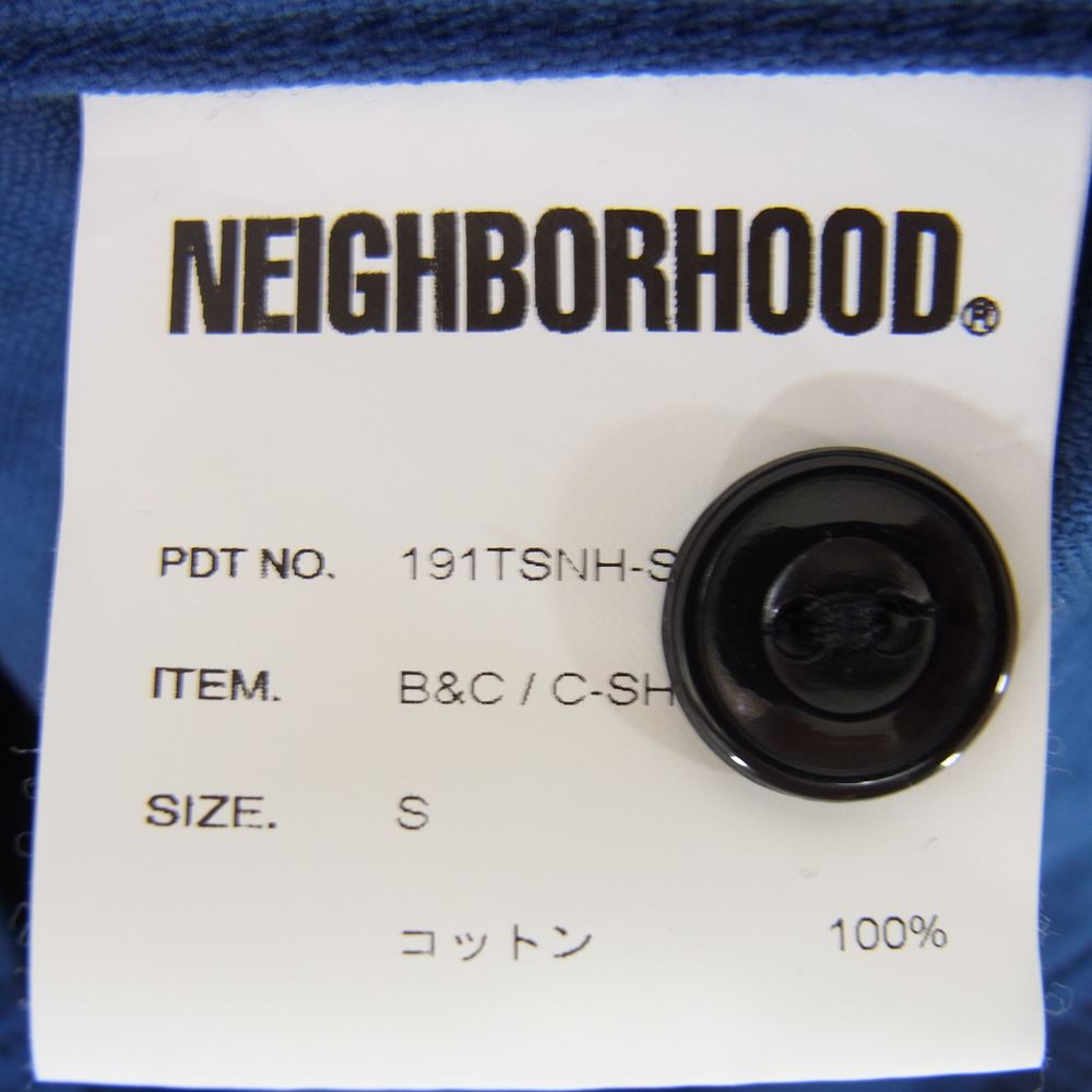 NEIGHBORHOOD ネイバーフッド 長袖シャツ 19SS 191TSNH-SHM09 B＆C / C