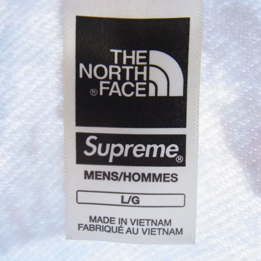 Supreme シュプリーム パーカー 21SS NF0A5G7S × THE NORTH FACE Ice Climb Hooded Sweatshirt ノースフェイス アイスクライム フーデッド スウェットシャツ プルオーバー パーカー ライトブルー系 L