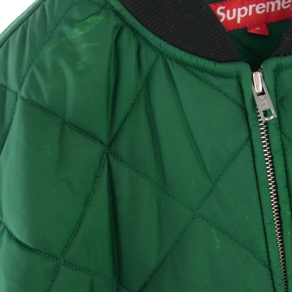 Supreme シュプリーム ブルゾン 16SS Sequin Patch Quilted Bomber ...