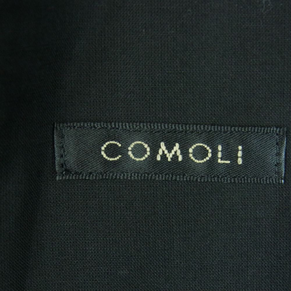 COMOLI コモリ 長袖シャツ 23SS X01-01019 カナパ スタンドカラー