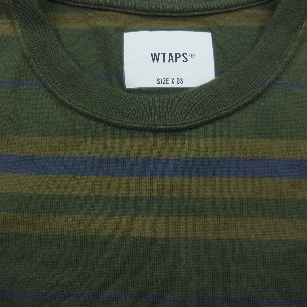 WTAPS 23SS BDY 01 / SS / COTTON ボーダー - Tシャツ/カットソー(半袖