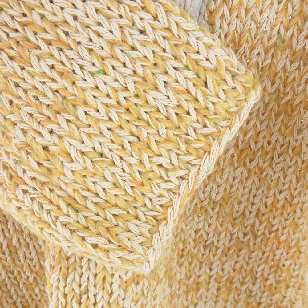 SUNSEA サンシー ニット 22AW 22A52 第八のセーター Yellow Mix ニット イエロー系 2【新古品】【未使用】