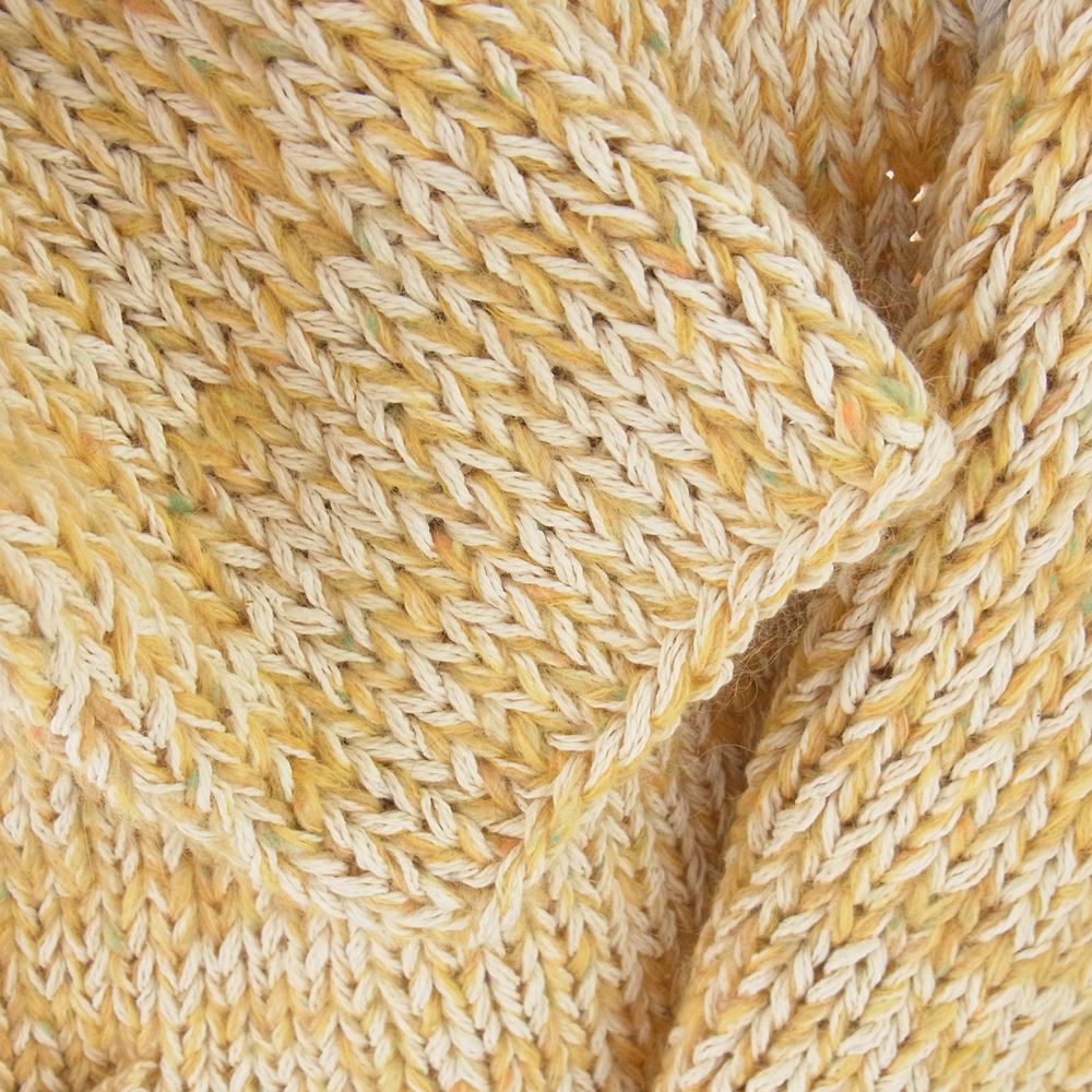 SUNSEA サンシー ニット 22AW 22A52 第八のセーター Yellow Mix ニット イエロー系 2【新古品】【未使用】