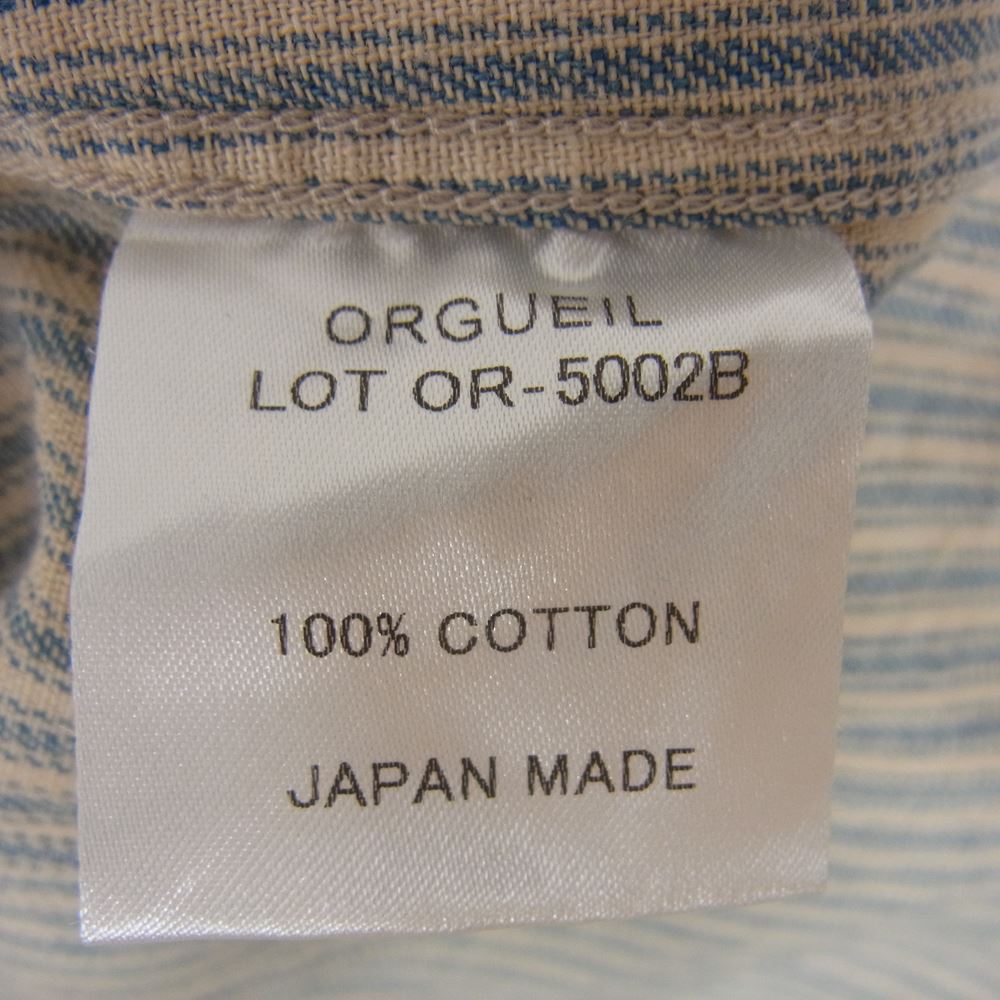 ORGUEIL オルゲイユ 長袖シャツ OR-5002B Windsor Collar Shirt