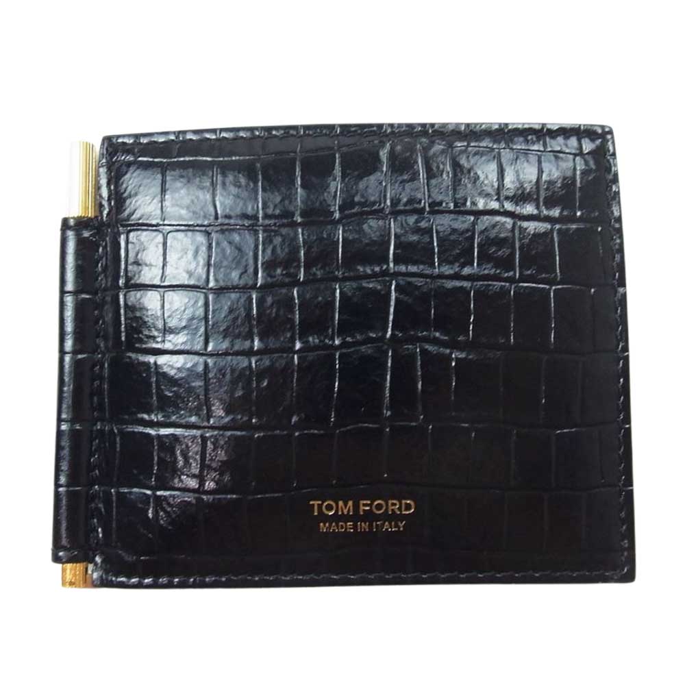 TOM FORD トムフォード 財布 Y0231 LCL239G クロコ型押し