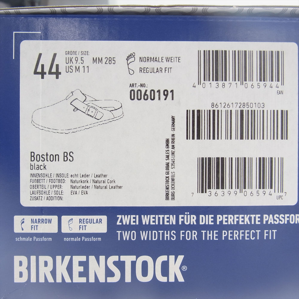 BIRKENSTOCK ビルケンシュトック サンダル 0060191 BOSTON ボストン