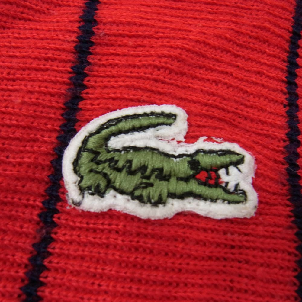 【激安買蔵】70\'s LACOSTE FRANCE製 ニットカーディガン [114071] トップス