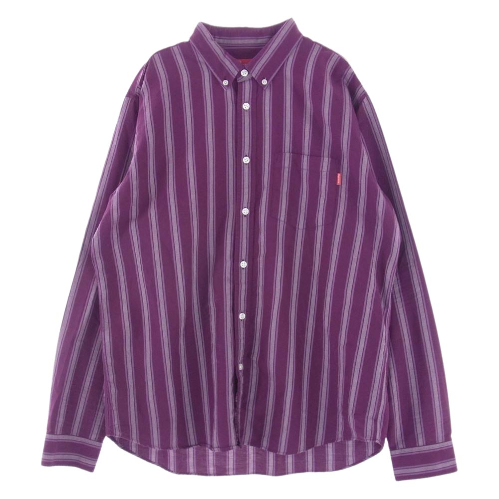 Supreme シュプリーム OXFORD BD SHIRTS ボタンダウン オックスフォード 長袖 シャツ ブラック系 L