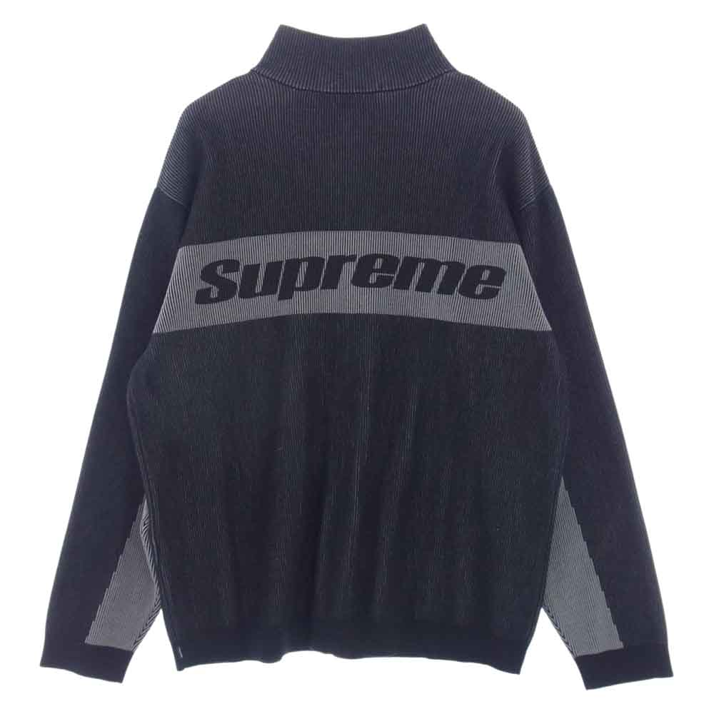 黒 L supreme 2-tone zip up jacket シュプリーム