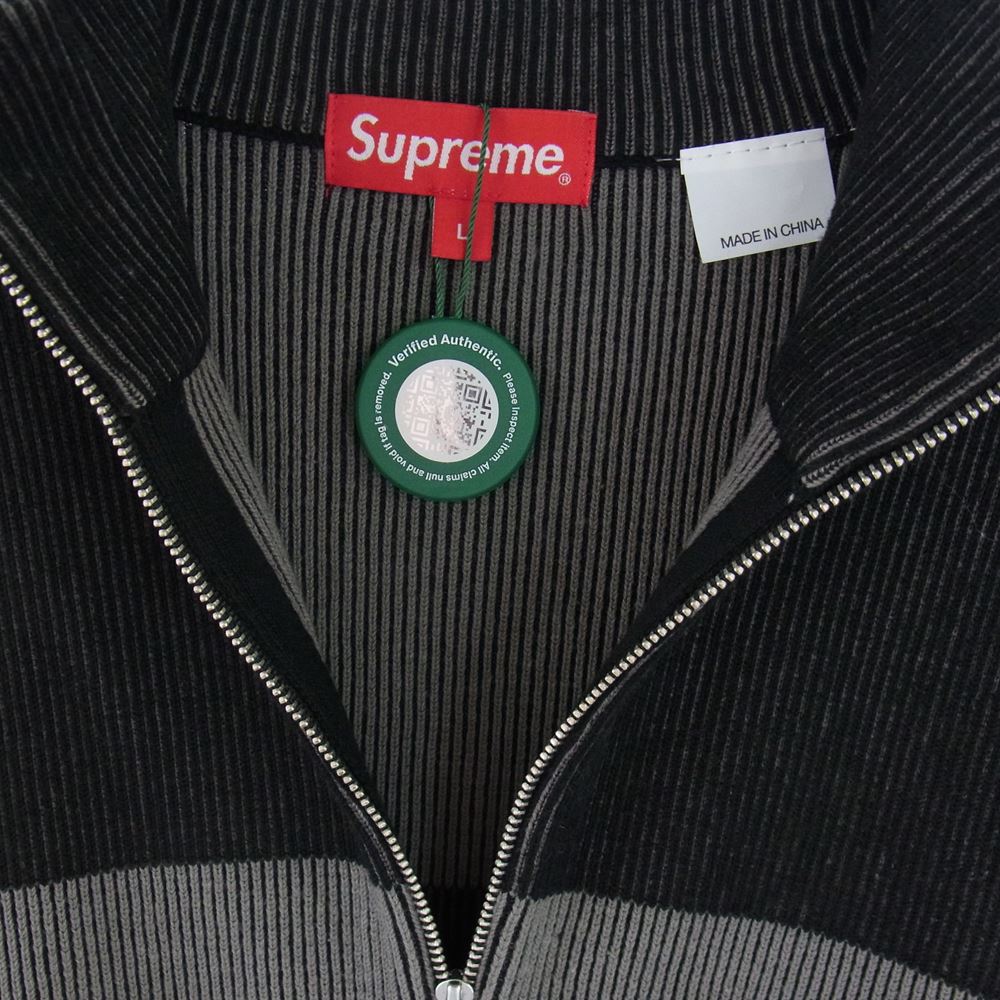 Supreme シュプリーム 22AW ジップアップニットセーター-