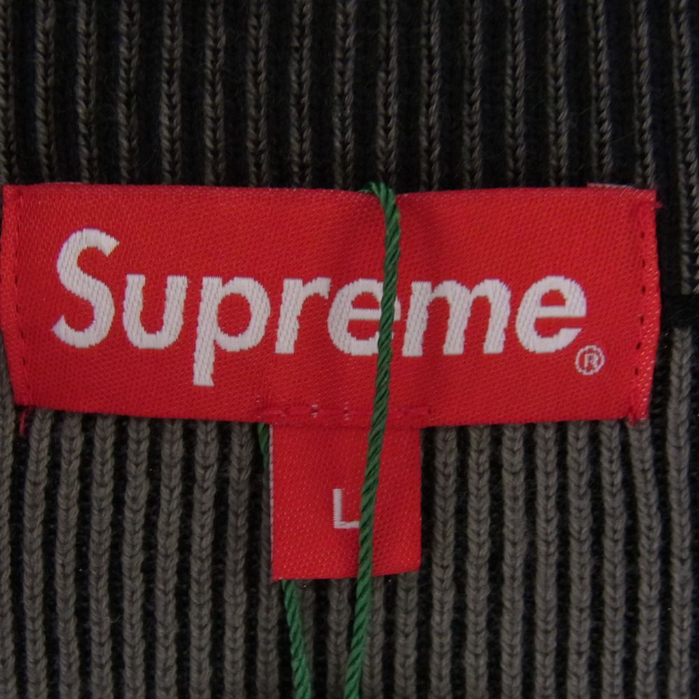 Supreme シュプリーム 22AW ジップアップニットセーター-