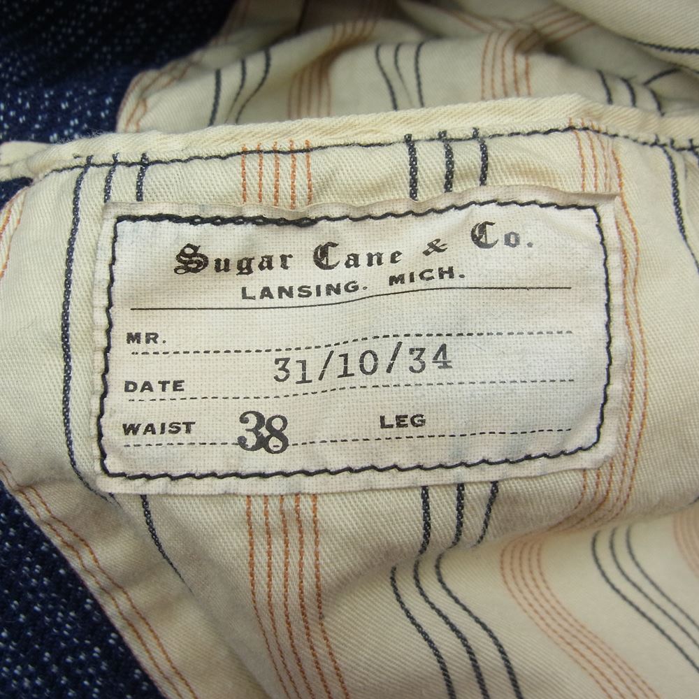 SUGAR CANE シュガーケーン ジャケット SC13420 INDIGO STRIPE CRUISER