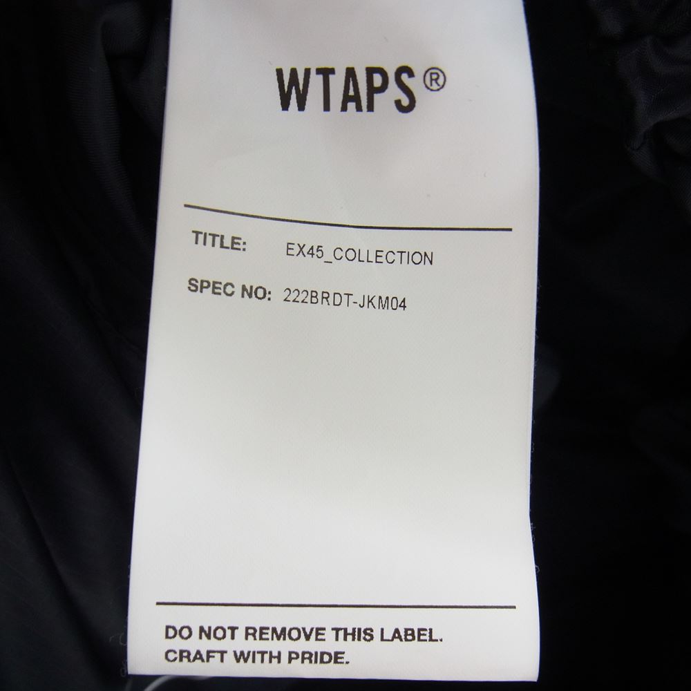 WTAPS ダブルタップス ジャケット 22AW 222BRDT-JKM04 NYLON RIPSTOP