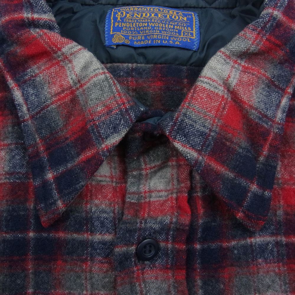 Pendleton check CPO jacket シャツ 70s 80s