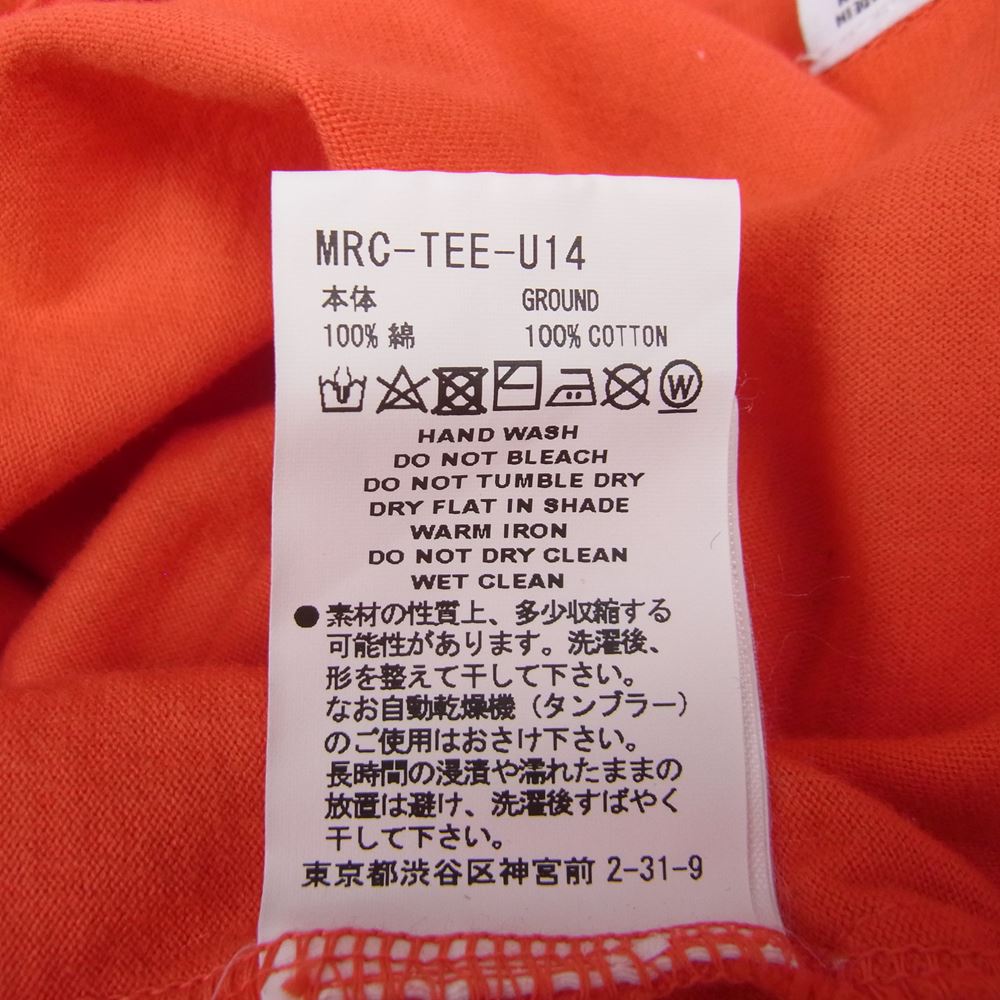 ファセッタズム FACETASM MRC-TEE-U14 FACEロゴプリント 長袖 Tシャツ ロンT レッド系 5
