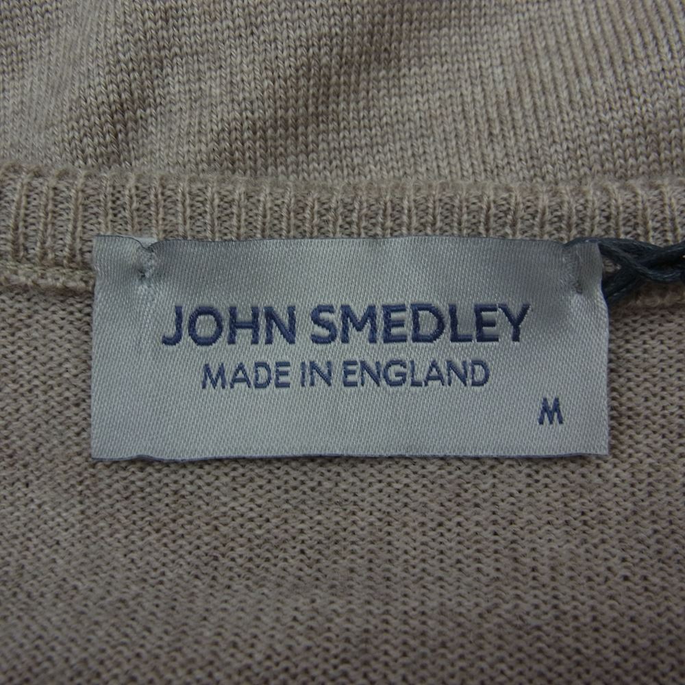 JOHN SMEDLEY ジョンスメドレー ニット RIBER SOFT FAWN メリノウール