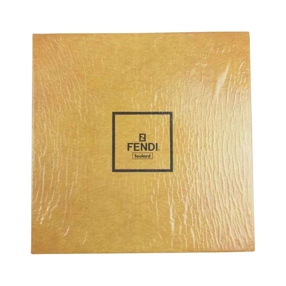 FENDI フェンディ ストール シルク100％ 星座柄 スカーフ ストール