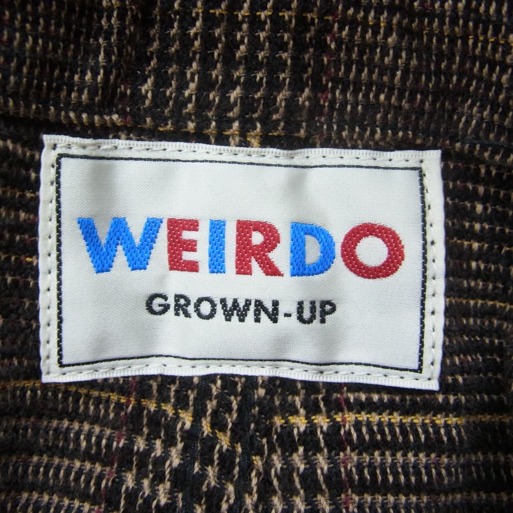 WEIRDO ウィアード オーバーオール 19AW WRD-19-AW-17 GROWN UP CHECK