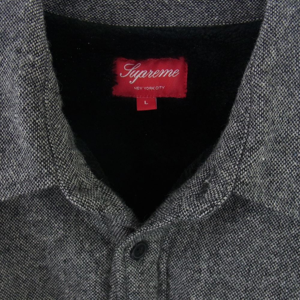 Supreme シュプリーム ジャケット 12AW PILE LINED SHIRT パイル