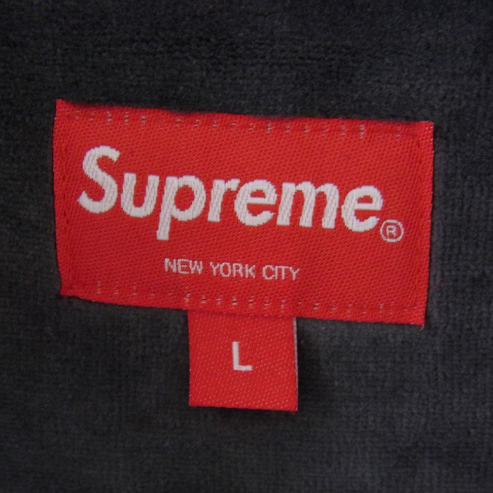 Supreme シュプリーム ポロシャツ 22AW Paneled Velour L/S Polo