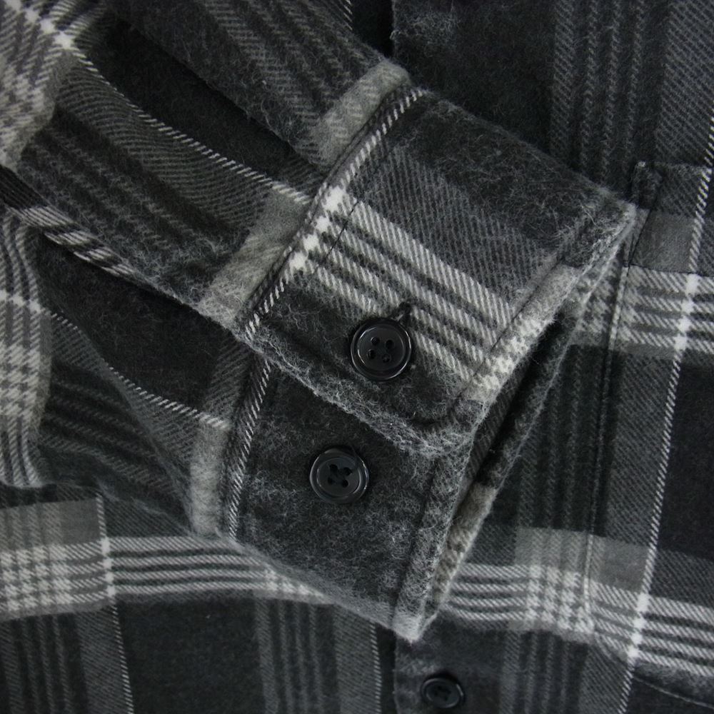 Supreme シュプリーム ジャケット 21AW Faux Fur Collar Flannel Shirt ...