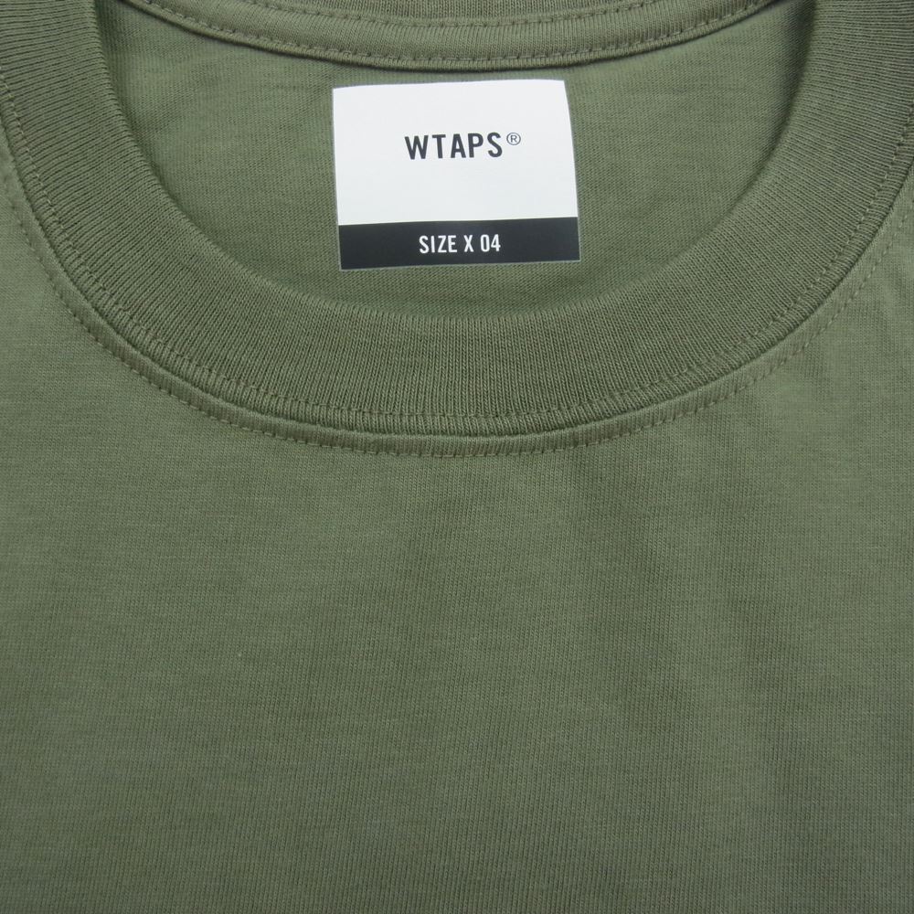 WTAPS ダブルタップス Ｔシャツ LOGO TEE ロゴ 半袖 Tシャツ カーキ系