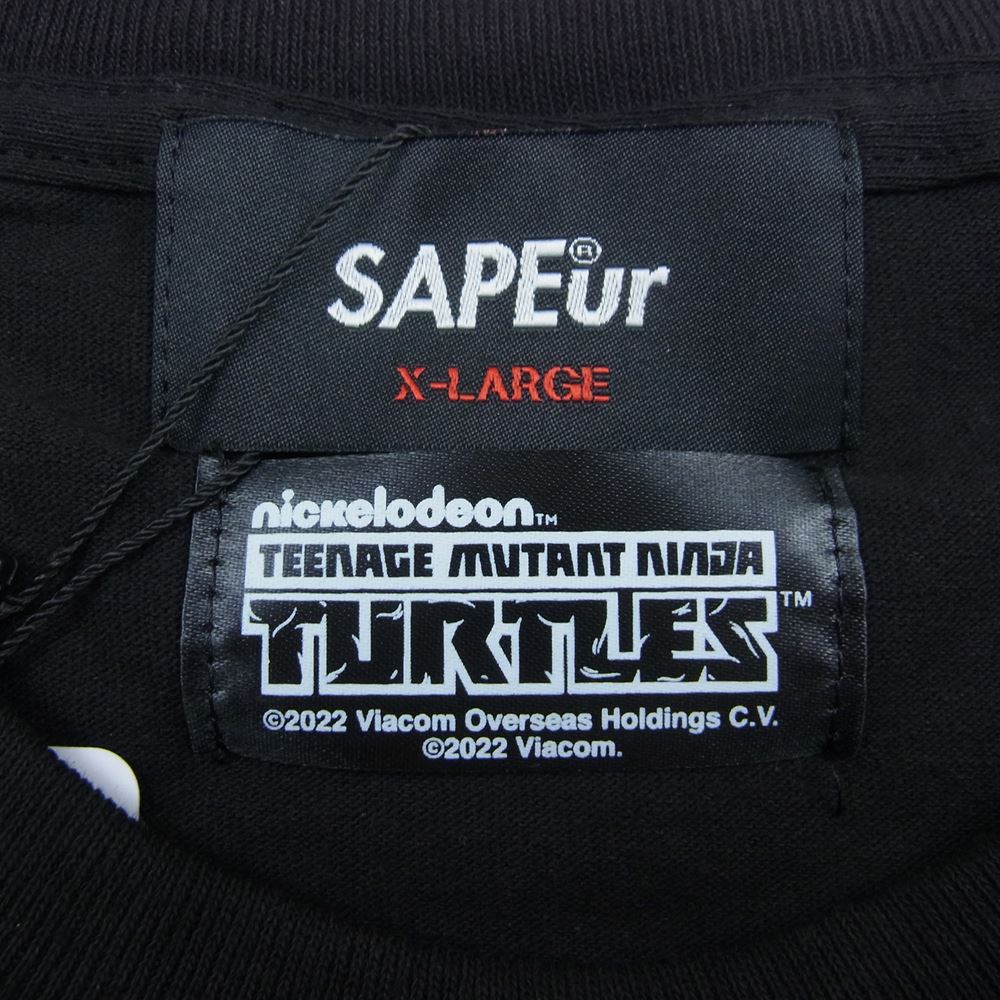 サプール SAPEur Ｔシャツ 22SS A0022-141 TURTLES タートルズ