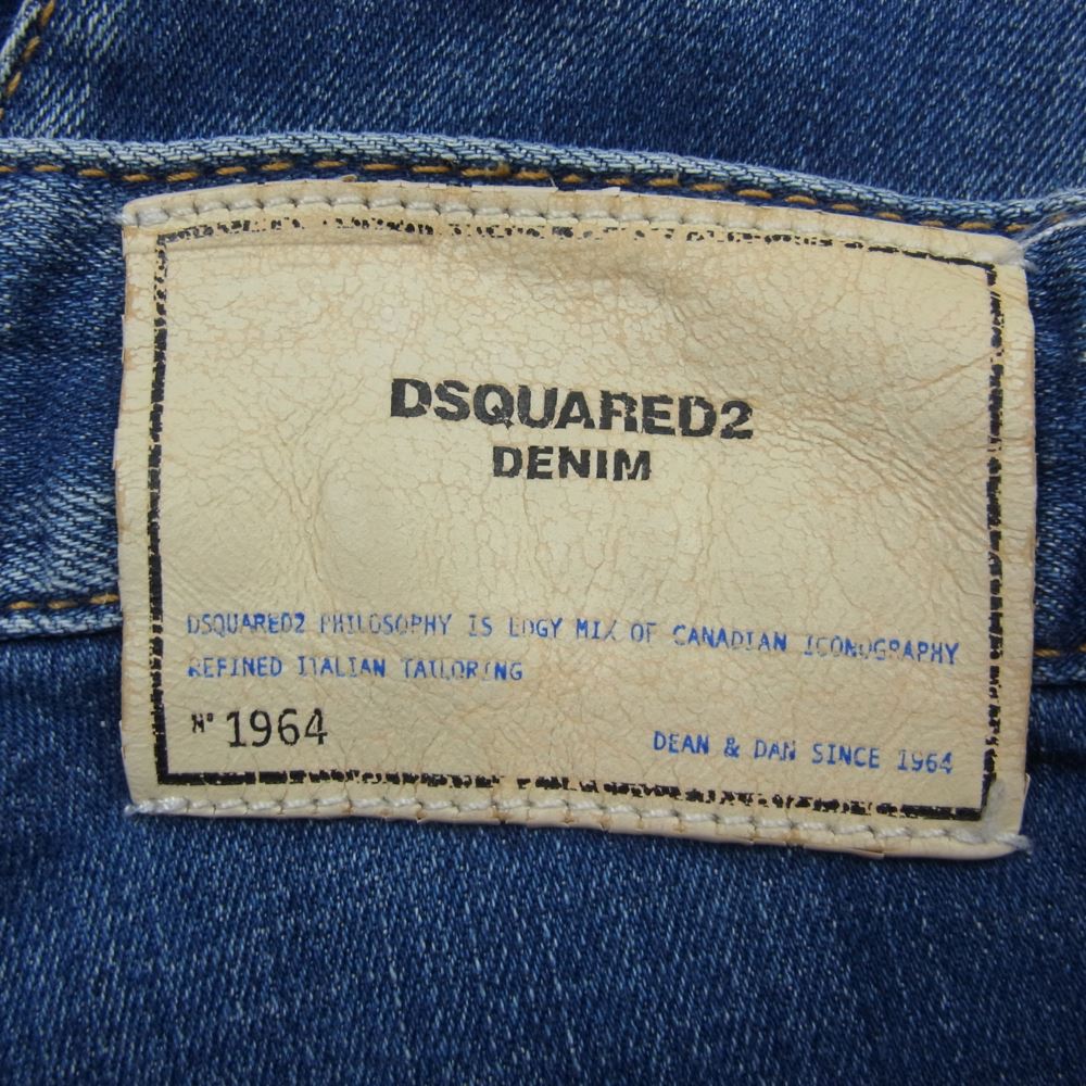 DSQUARED2 ディースクエアード デニムパンツ S71LB0747 S30342 国内